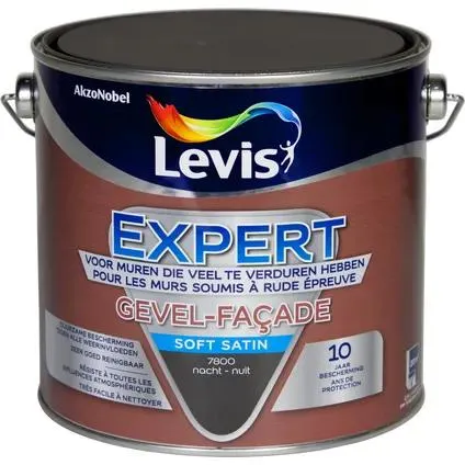 Peinture Levis Expert Façade nuit soft satin 2,5L