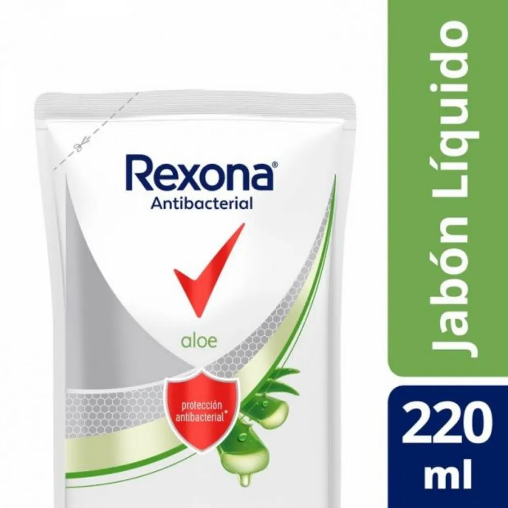 JABON LIQUIDO REXONA ANTIB ALOE D/P 220ml