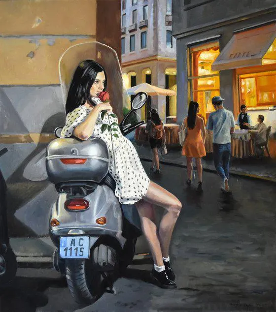 The Mediterranean evening II (2022)