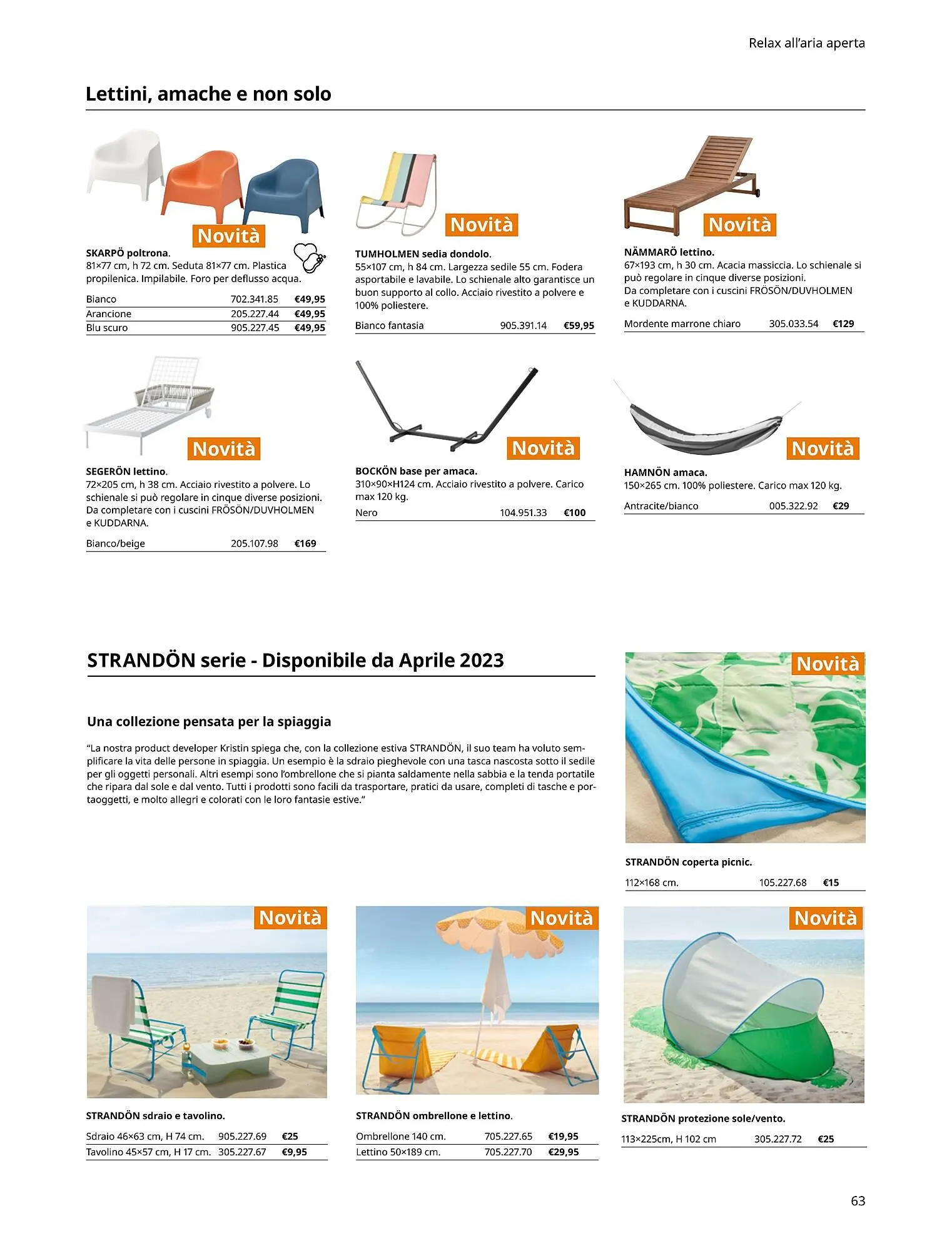 Volantino IKEA da 10 marzo a 30 settembre di 2023 - Pagina del volantino 63