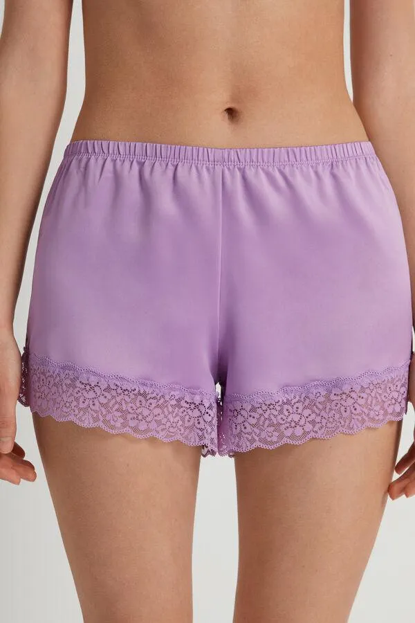 Pantaloncino Raso e Pizzo