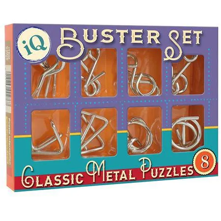 8 Classic Metal Puzzles