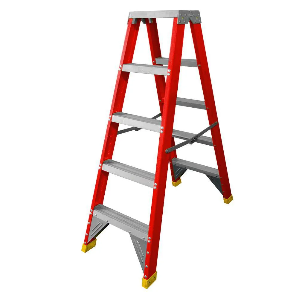 Climbrite CLIECODS4 Eco 5 Step 1.5M Fibreglass Double Sided Ladder