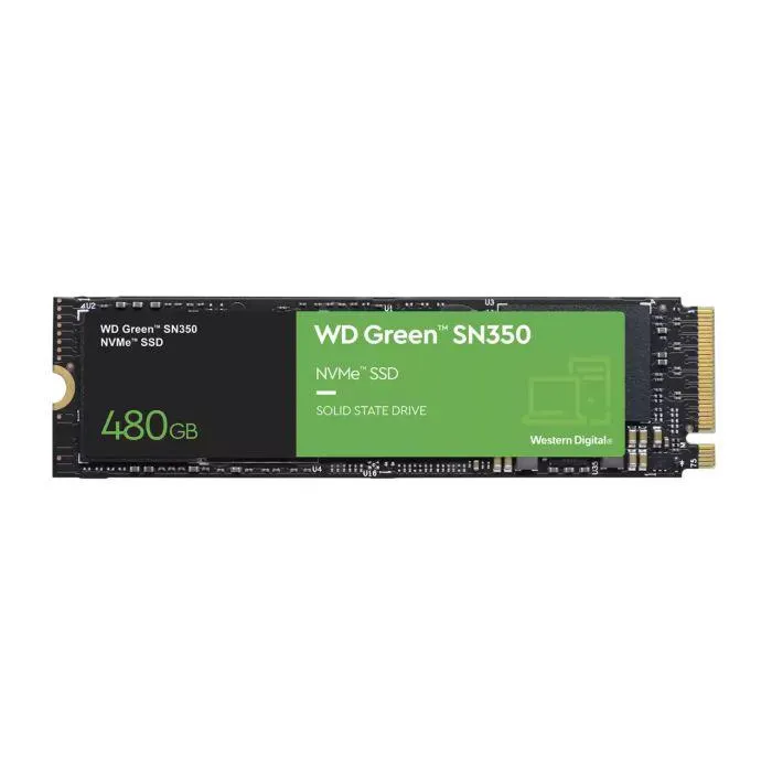 Ssd Wd M.2 Sn350 480Gb Wds480G2G0C Green Pcie Nvme