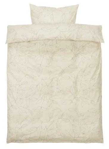 Komplet pościeli SVEA 140x200 naturalna biel