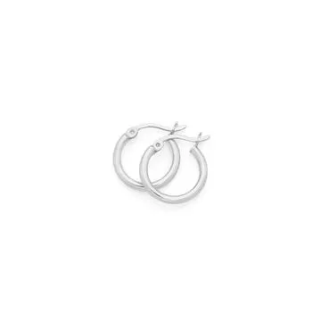 Sterling Silver 15mm Hoops