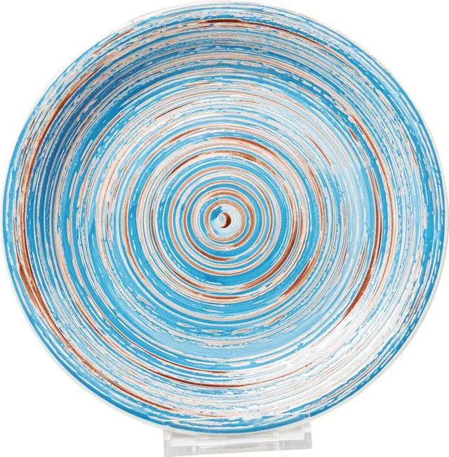 Teller Swirl Blau Ø27cm