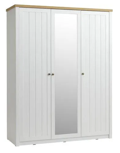 Armario MARKSKEL 162x210 blanco/roble