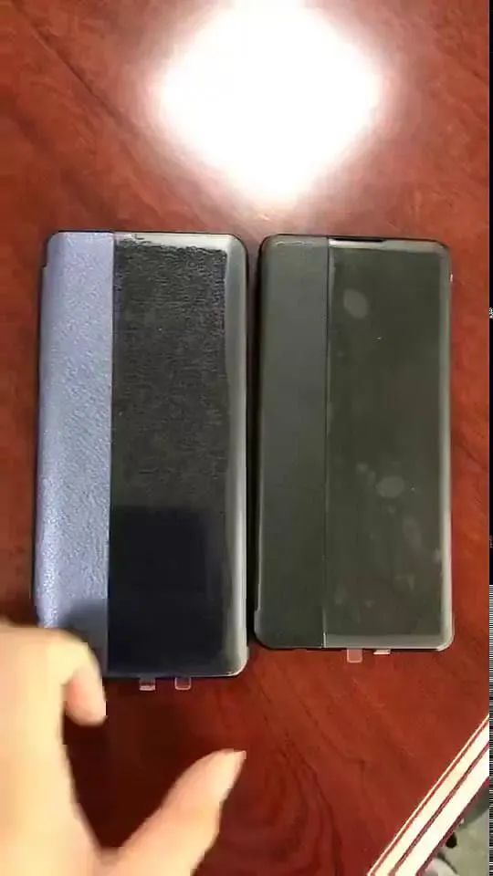 Smart View Flip Phone Case For Huawei P30 P40 Pro P20 Lite P10 Plus P30 20 Full Body Protection Soft leather Cover For Huawei Mate 20 Pro 20 Lite 10 Pro