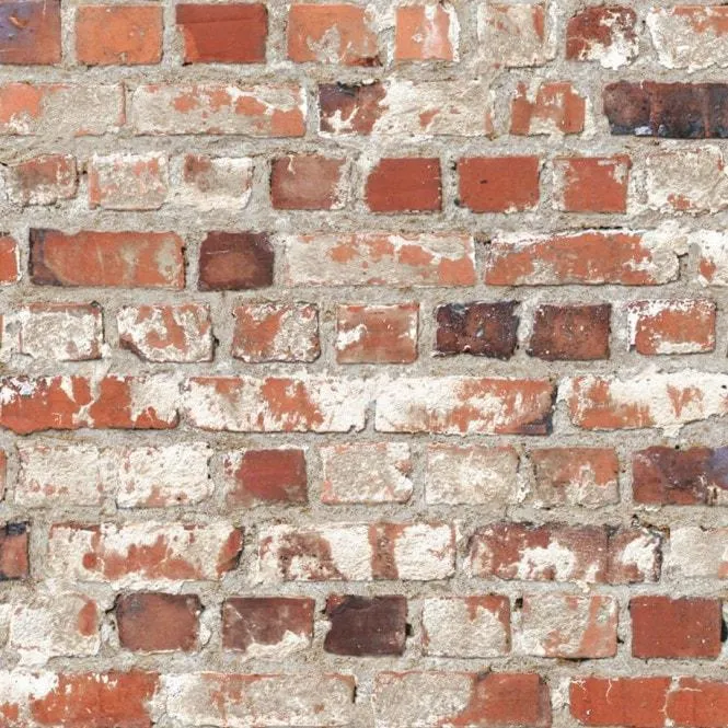 Loft Brick wallpaper in red