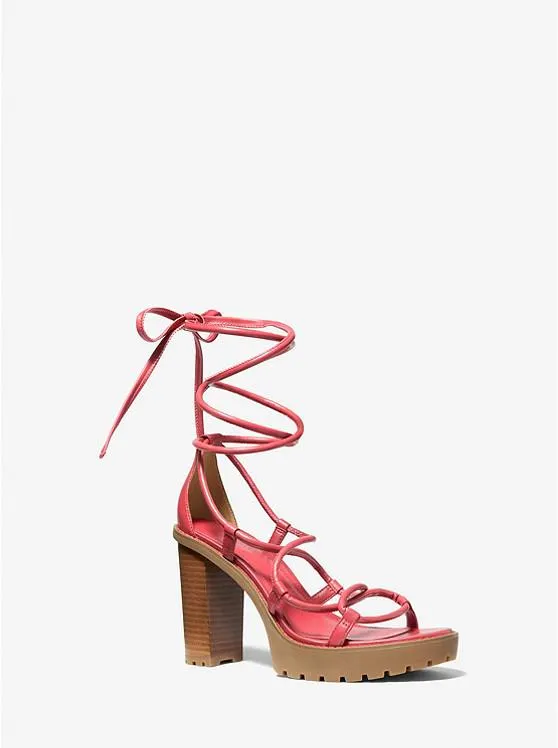 Vero Leather Platform Sandal