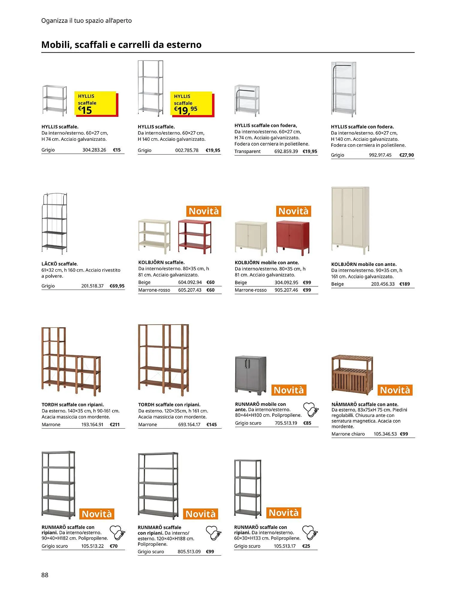 Volantino IKEA da 10 marzo a 30 settembre di 2023 - Pagina del volantino 88