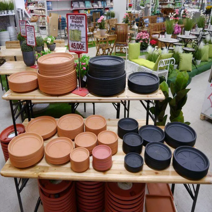 PVC Pflanz/Blumenuntersetzer