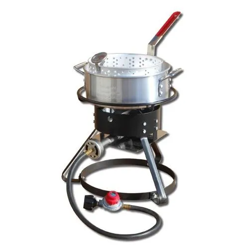 King Kooker 12" Bolt Together Outdoor Cooker Package with Aluminum Fry Pan