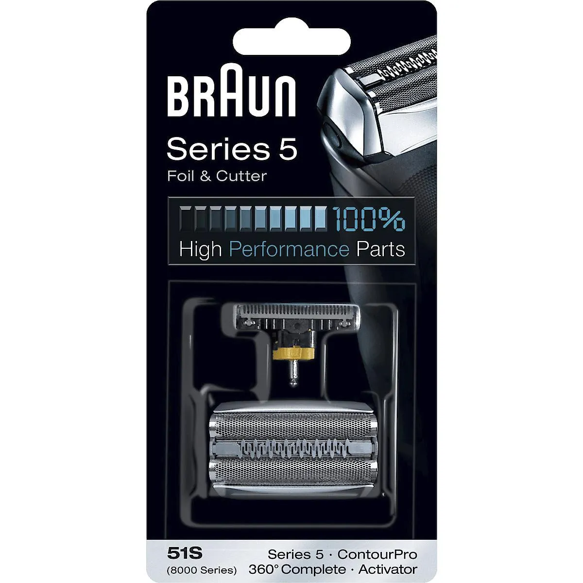 Braun 51S Series 5 Ajopää hopea