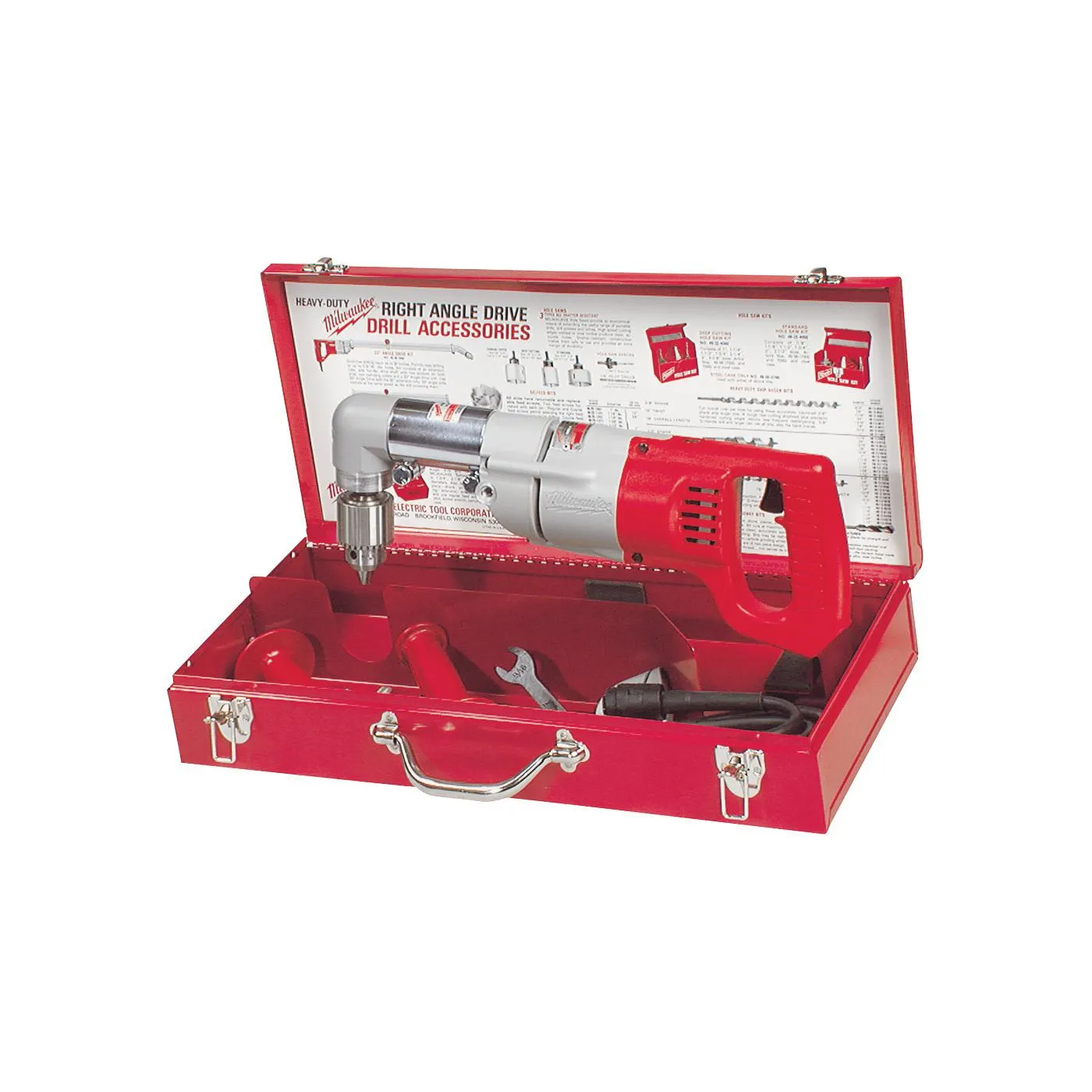 3107-6 Drill Kit, 7 A, 1/2 in Chuck, Keyed Chuck, 8 ft L Cord