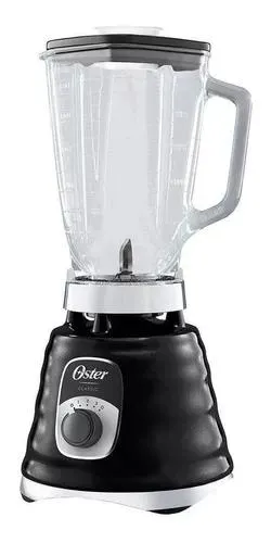 Licuadora Oster Classic BLST4655 1.25 L negra con jarra de vidrio 220V