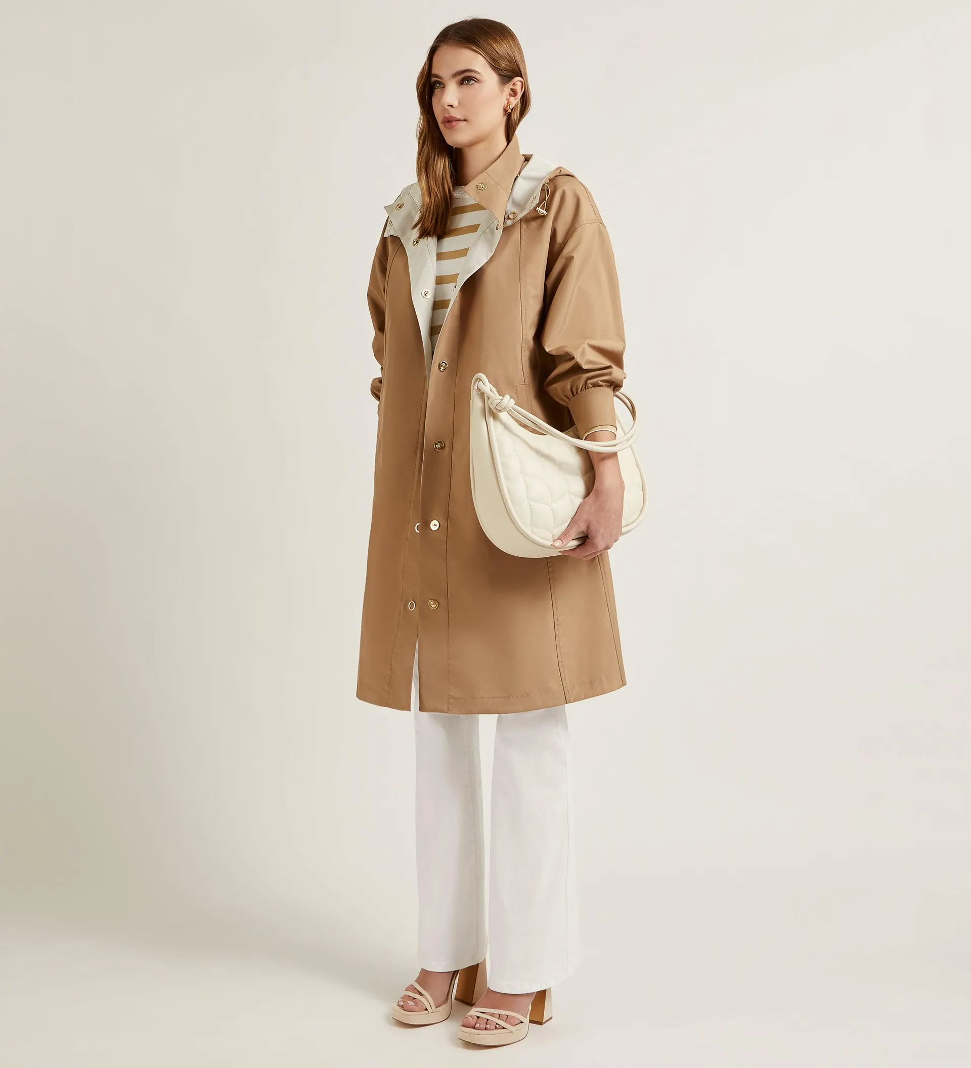 Parka bonded reversible