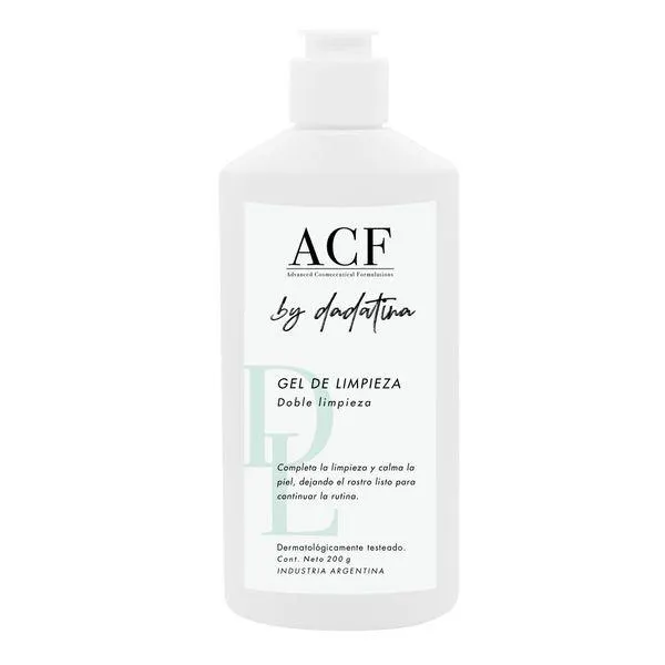 Gel Limpiador Facial ACF By Dadatina Doble Limpieza x 200 ml