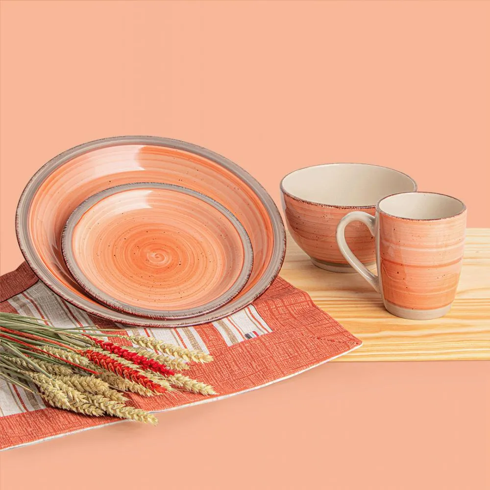 Serviço Mesa 16 Peças RUSTIK Terra