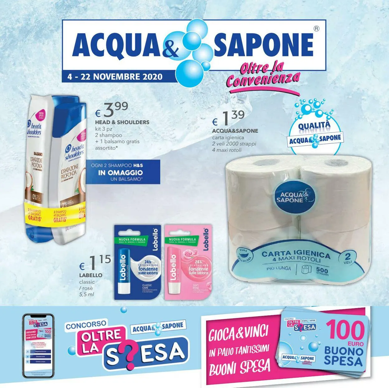 Acqua & Sapone Volantino attuale da 1 gennaio a 4 novembre di 2023 - Pagina del volantino 1
