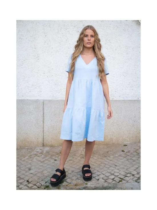 Pellava Kerrosmekko, Sky Blue