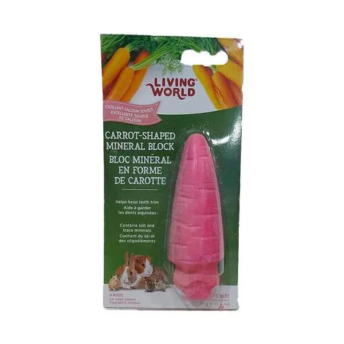 BLOQUE MINERAL EN FORMA DE ZANAHORIA