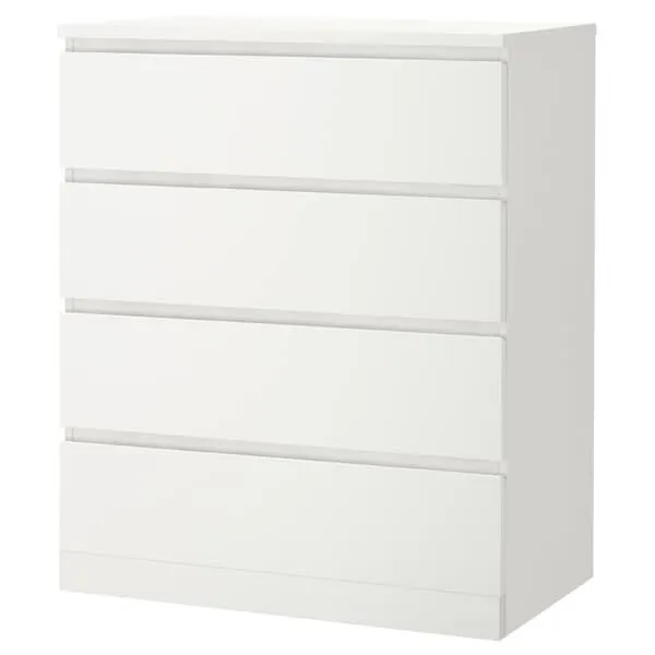 MALM Kommode mit 4 Schubladen