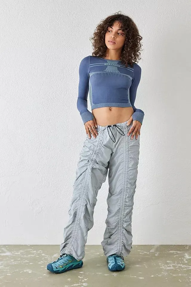 iets frans... Lara Top Tie-Back a maniche lunghe