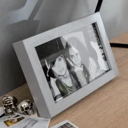 CORNICE MILO 10X15 CM LEGNO SILVER