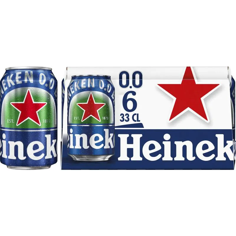 Heineken Premium pilsener 0.0 6-pack