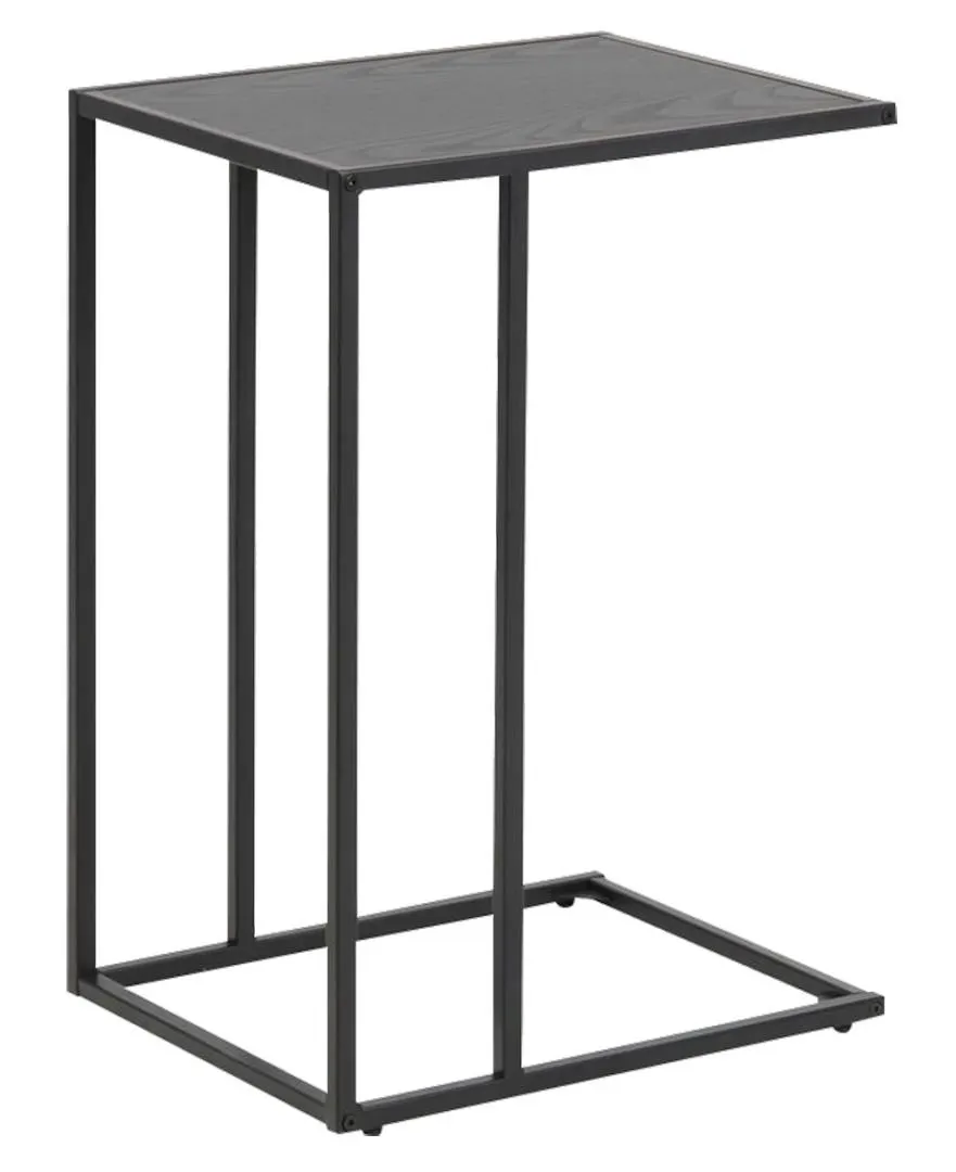 BASIL-apupöytä Musta/Musta