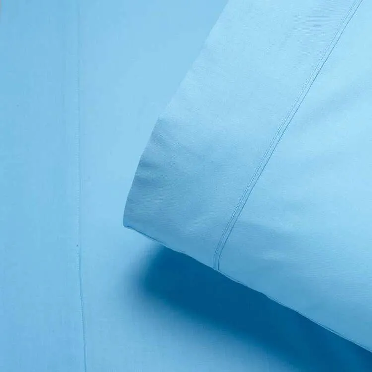 Mode Home 180 Thread Count Fitted Sheet Aqua