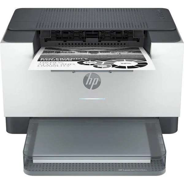 Imprimanta laser monocrom HP LaserJet M209dw, A4, USB, Retea, Wi-Fi