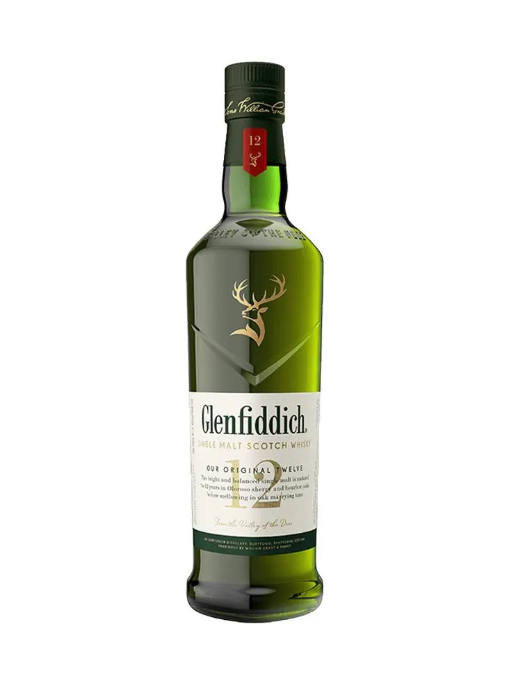 WHISKY GLENFIDDICH 12 AÑOS 750ML