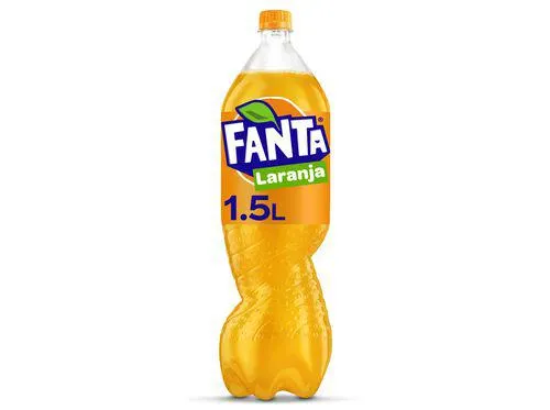 refrigerante com gás fanta laranja 1.5 l