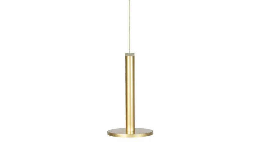 Disc LED Pendant Satin Gold