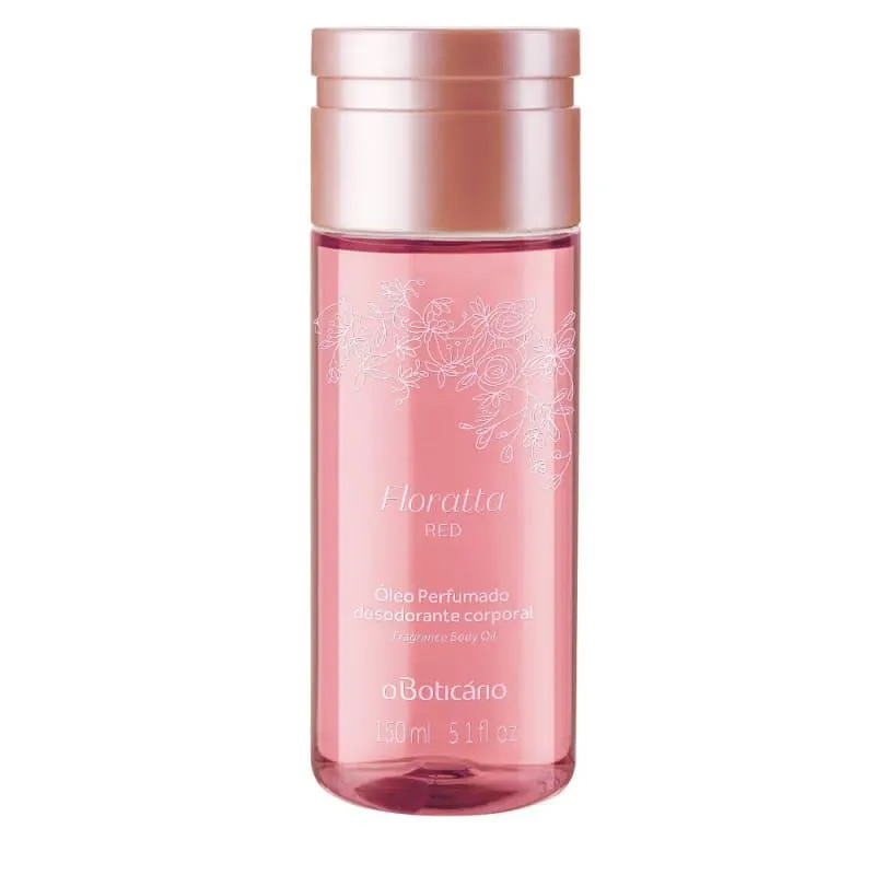 Óleo Perfumado Desodorante Corporal Floratta Red, 150ml