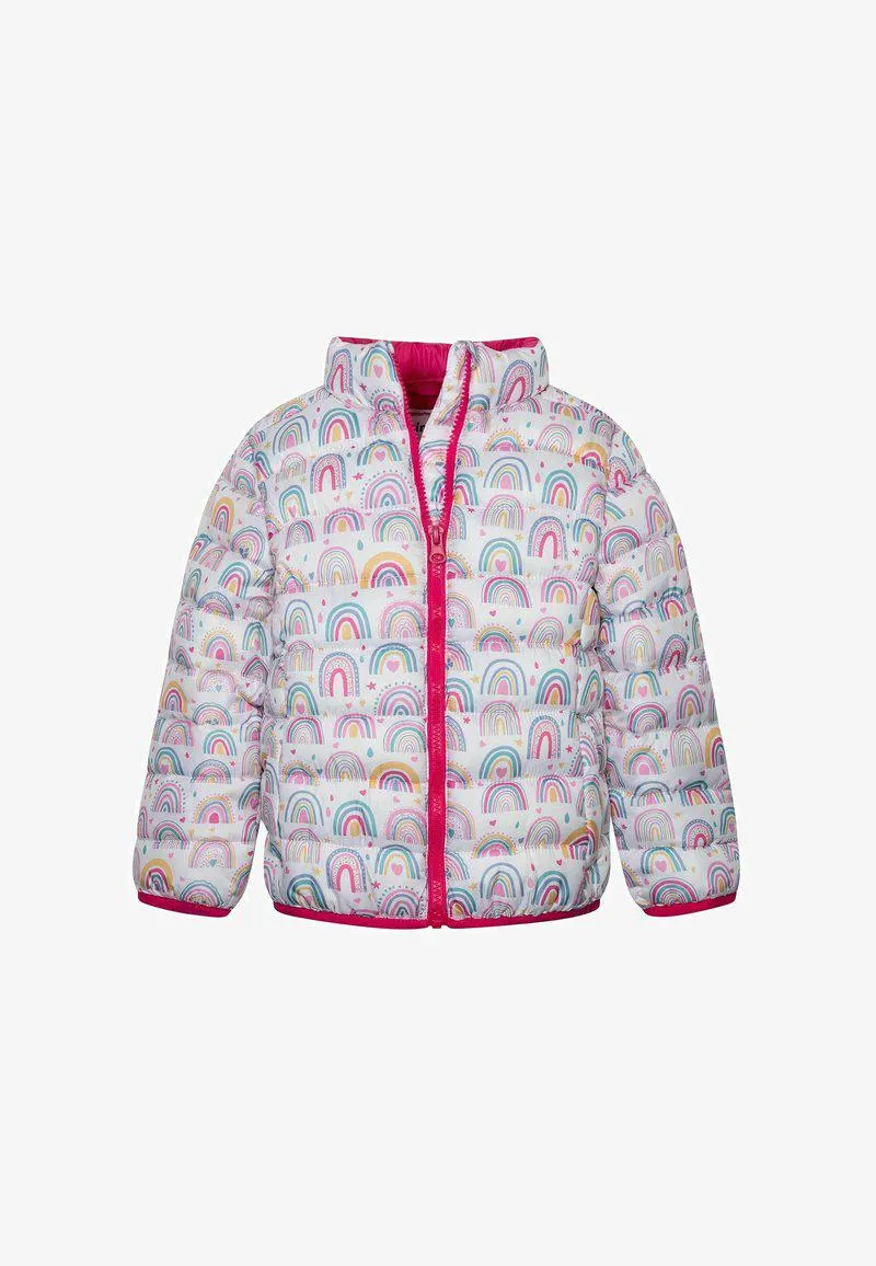 PRINTED FUNNEL NECK PUFFER - Winter jacket