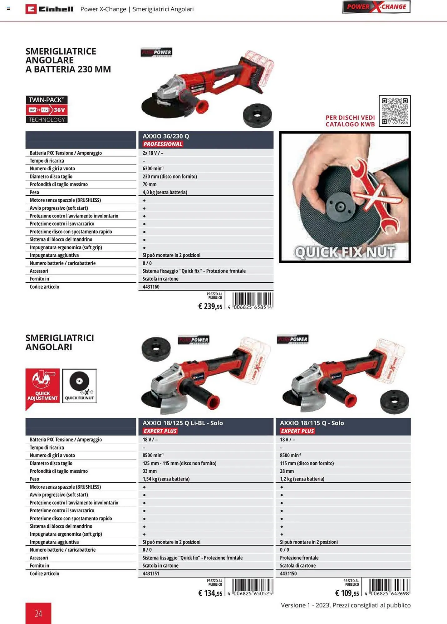 Volantino Einhell da 1 febbraio a 31 dicembre di 2023 - Pagina del volantino 24