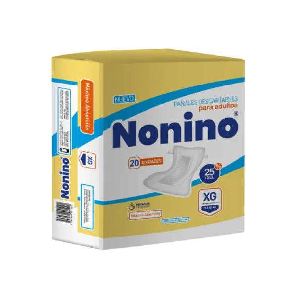 Pañales Nonino Clasicos Unisex Xg