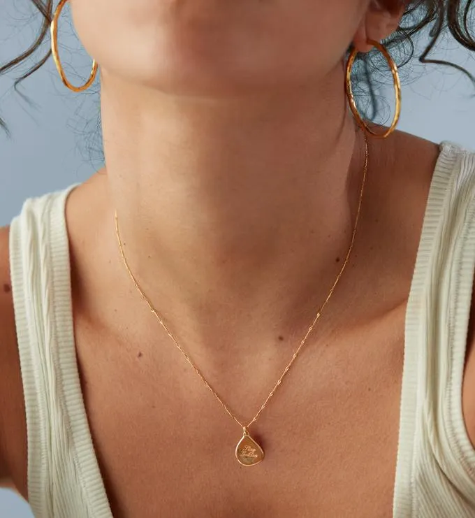 Ziggy Mini Petal Fine Twist Chain Necklace