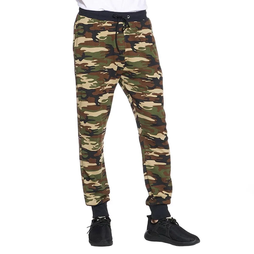 Jogger Pants Para Hombre Estampado Camuflaje Con Jareta Casual Deportivo Slim Fit 770218