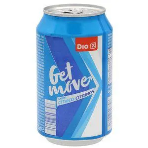 DIA bebida refrescante aromatizada cítrico lata 33 cl