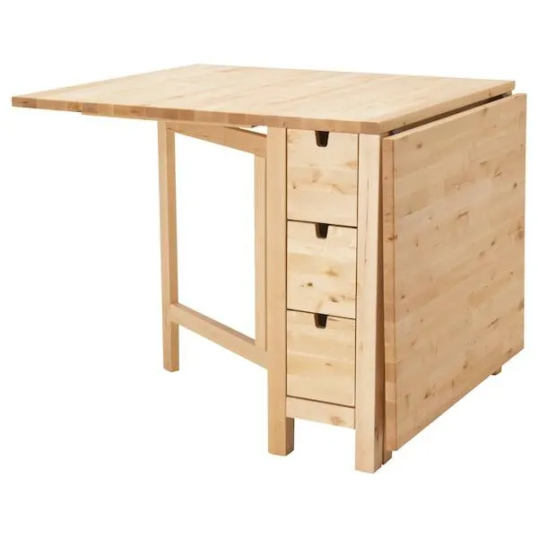 Gateleg table, birch,