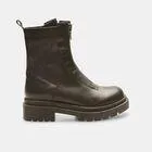 Botas militares de mujer de piel