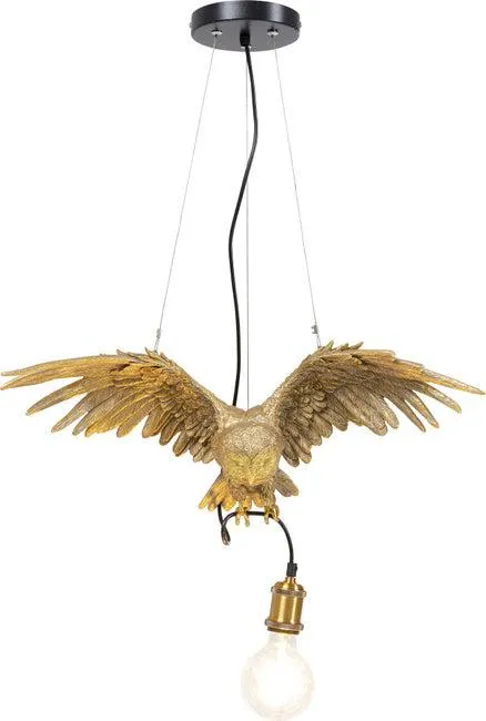 Hängeleuchte Animal Owl Gold 60cm
