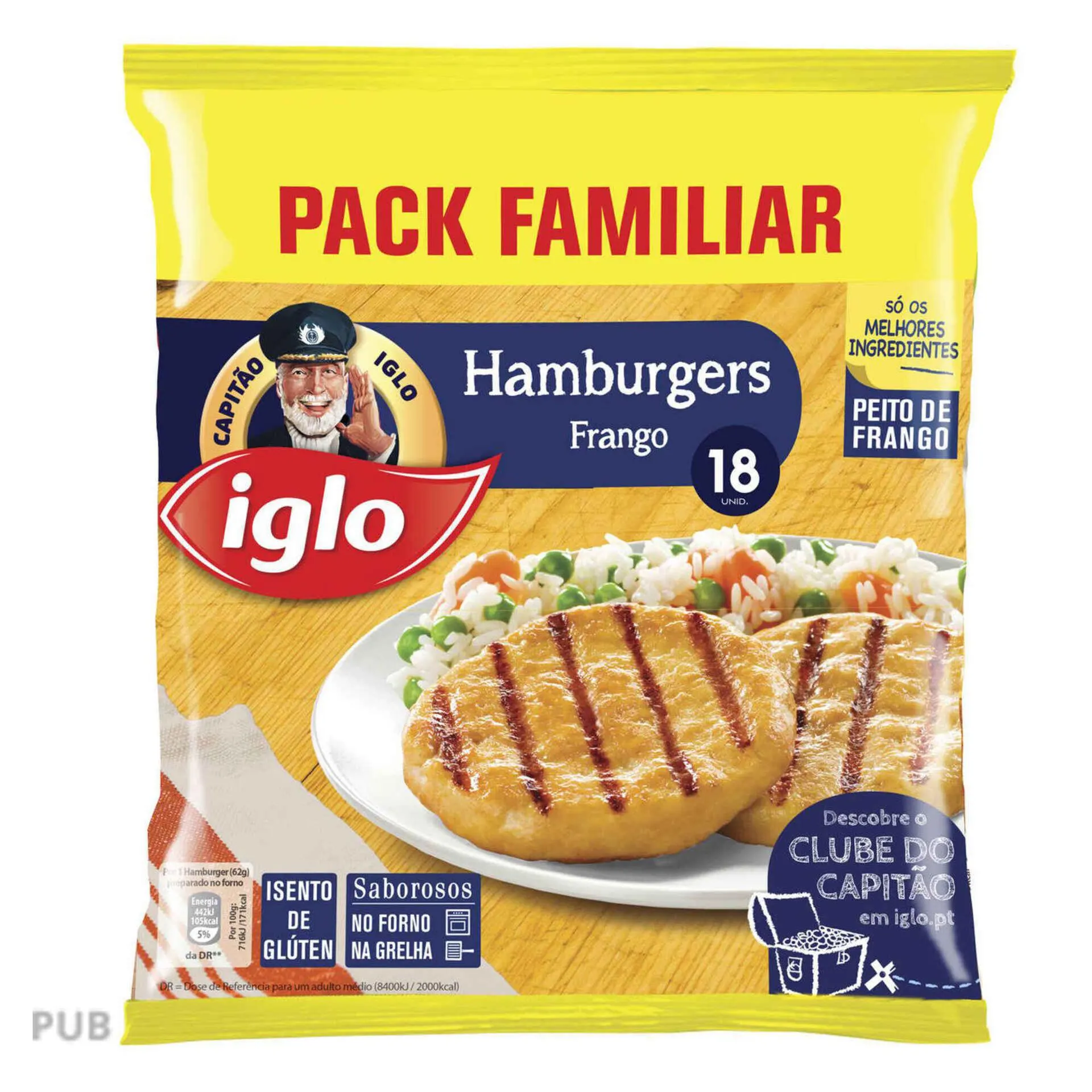 Hambúrguer de Frango sem Glúten
