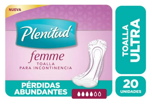 Toallas Plenitud Femme Incontinencia Normal Mujer