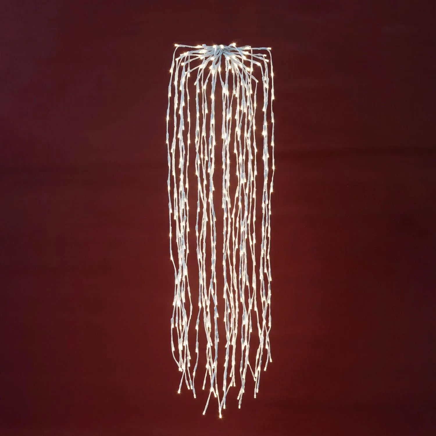 Ramo cadente luminoso 1200 Led bianco caldo